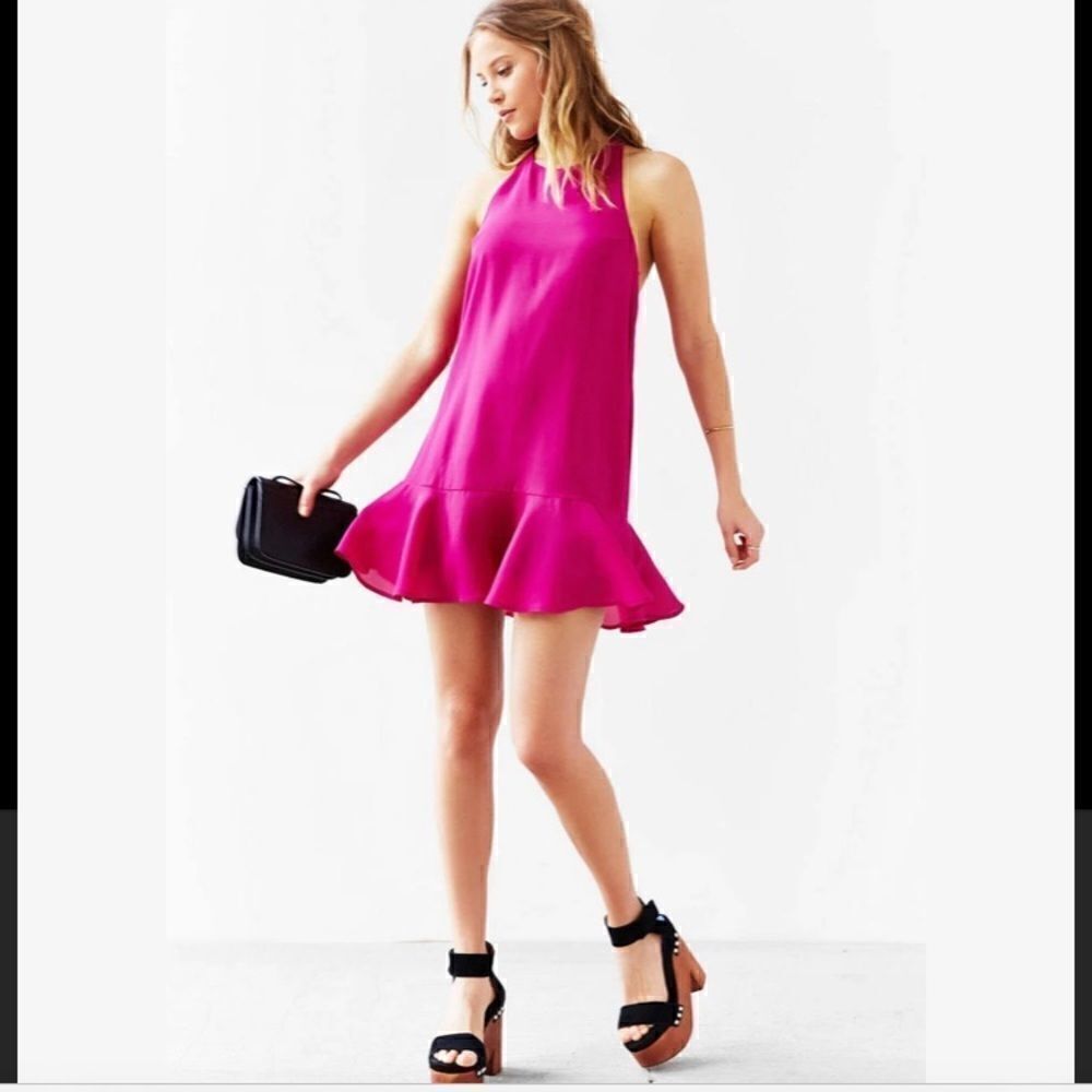 Lucca Couture sleeveless pink dress, size xs